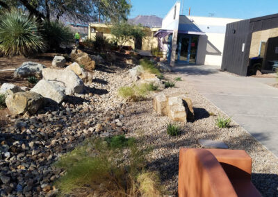 college of southern Nevada decorative rock additions