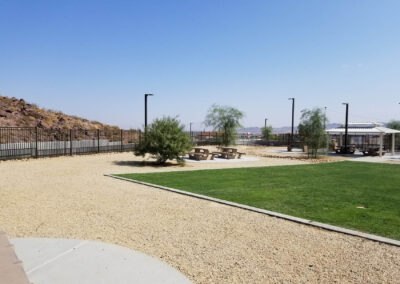 turfing for dog park at fire station 85 in clark county Nevada