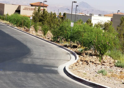 roadside native vegetation nursery at fire station 85 in clark county nevada