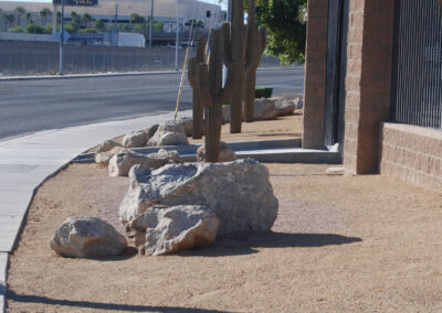 roadside metal cactus installation artwork las vegas