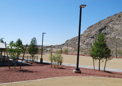 landscaping completed for gardens of horse riding park in las vegas nevada