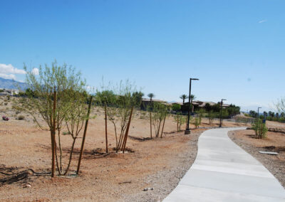 walking path landscaping las vegas nevada