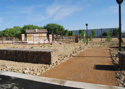 kiel ranch historical site landscape upgrade with decorative rocks