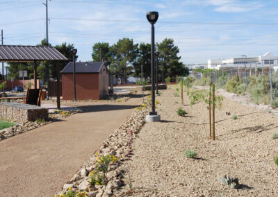 shrub and decorative rock install new park Nevada kiel ranch