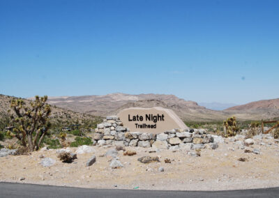 late night trailhead las vegas Nevada native plants