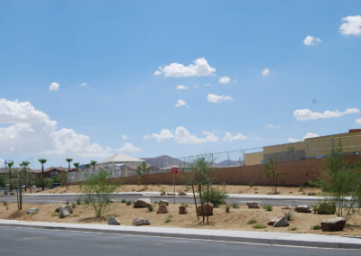 decorative rock for new school construction in nevada