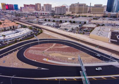 Harmon Interchange Exit Toward Las Vegas paving services