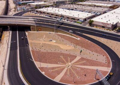 Harmon Interchange Exit to Harmon Ave East new roadscape