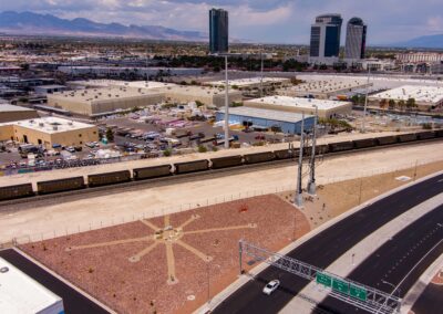 Harmon Interchange Toward Harmon Ave East