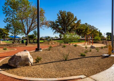 Pathway To Picnic Area at Paradise Vista Park Las Vegas