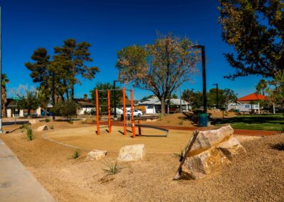 Newly Installed Recreation Area for Climbing Paradise Vista Park Las Vegas