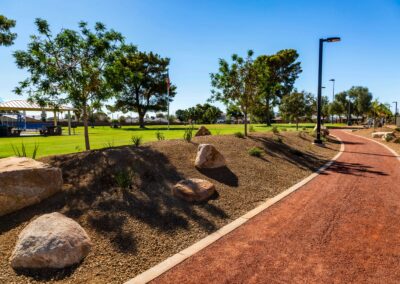 New landscaping at Paradise Vista Park Las Vegas