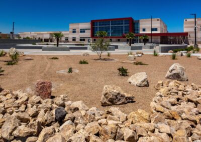 Decorative Rock and Gardening Work Southeast Career Technical Academy Las Vegas