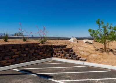 Garden and decorative rock SECTA High School Las Vegas Nevada