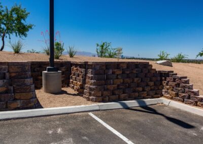 Brickwork services at SECTA High School Las Vegas Nevada