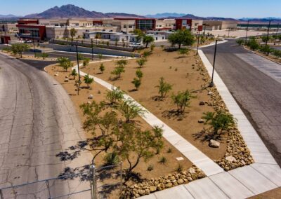 Walking Path Up To Southeast Career Technical Academy Nevada