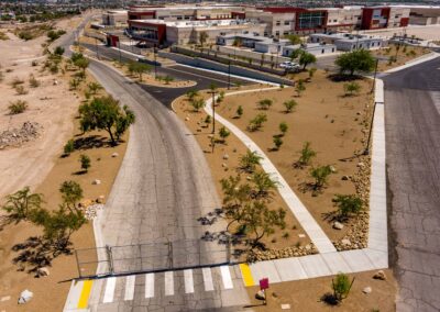 Entrances to Southeast Career Technical Academy Las Vegas