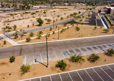 Southeast Career Technical Academy Parking Lots and Entrance